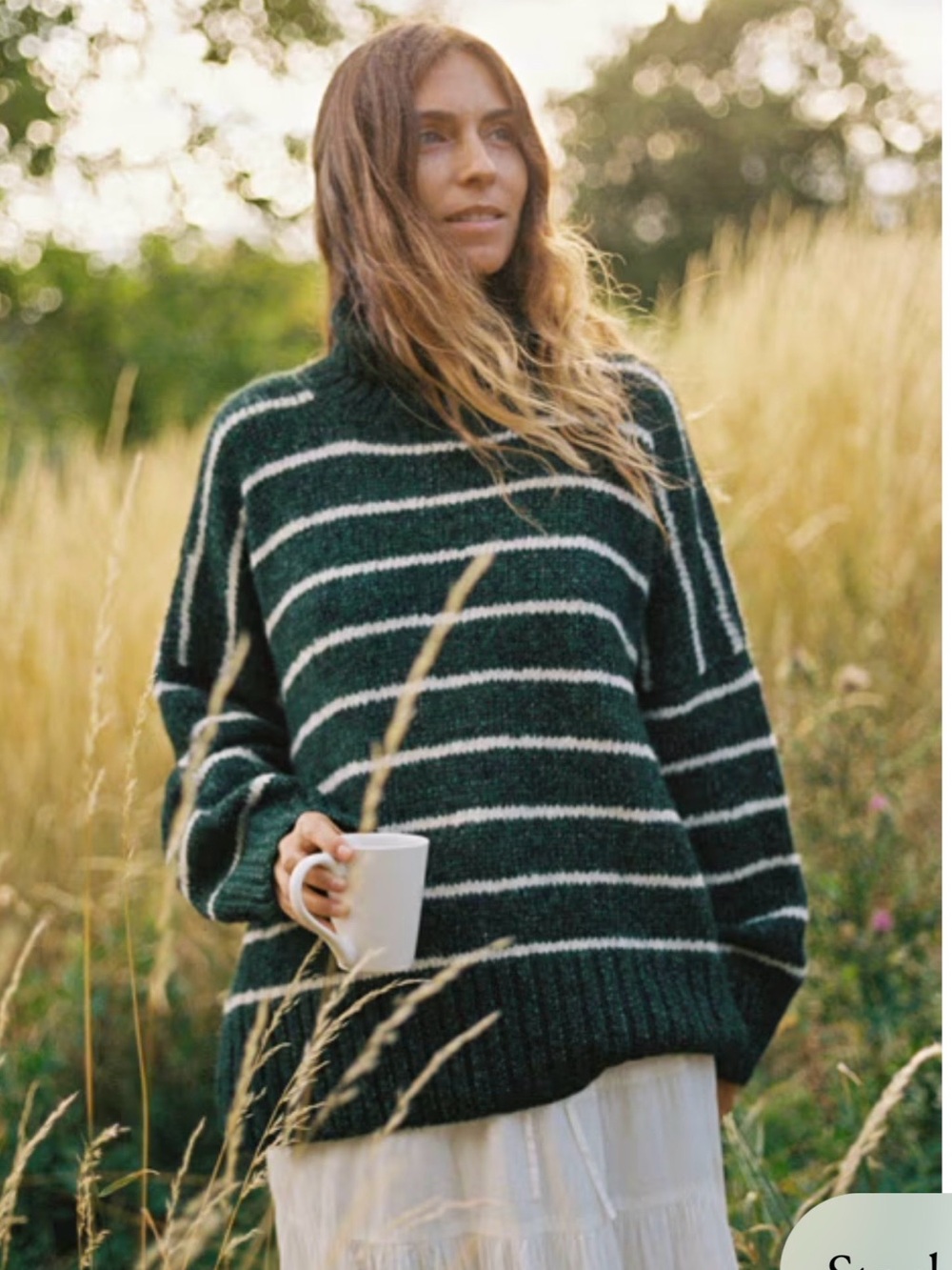 Christy Dawn Ingrid Sweater Basil M/L